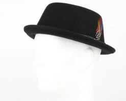 Pork Pie Woolfelt Black - Stetson -Stetson 11967 4