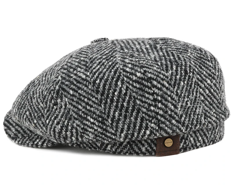 Hatteras Herringbone WV Flat Cap - Stetson 2 Hatteras Herringbone WV Flat Cap - Stetson - Image 2