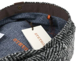 Hatteras Herringbone WV Flat Cap - Stetson 6 Hatteras Herringbone WV Flat Cap - Stetson -Stetson 12002 3