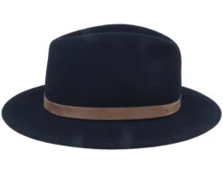 Traveller Vitafelt Black Fedora - Stetson -Stetson 4043898003780 3