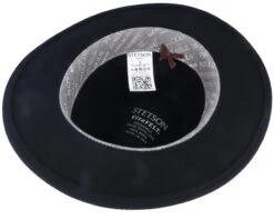 Traveller Vitafelt Black Fedora - Stetson -Stetson 4043898003780 4