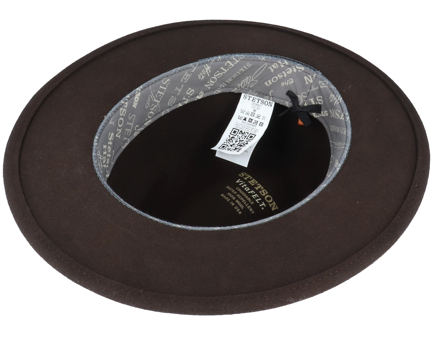 Tller Vitafelt Brown Fedora - Stetson 4 Tller Vitafelt Brown Fedora - Stetson - Image 4