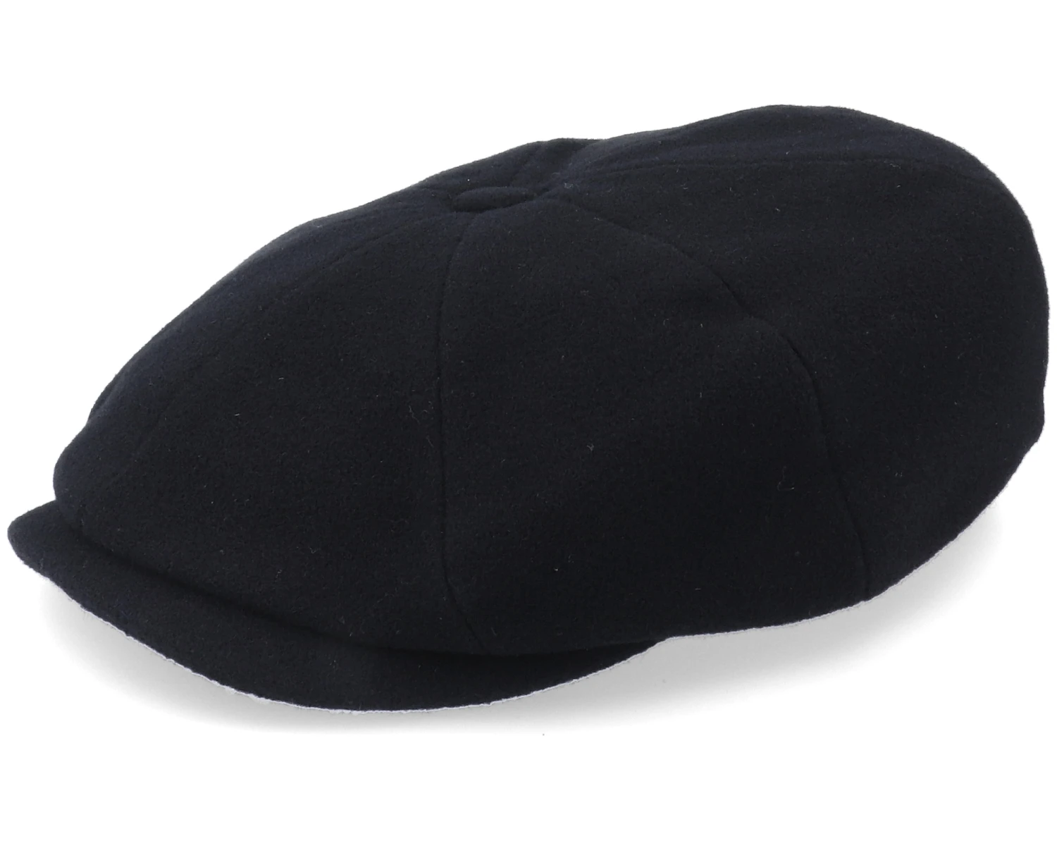 Hatteras Wool/Cashmere Black Flat Cap - Stetson 1 Hatteras Wool/Cashmere Black Flat Cap - Stetson