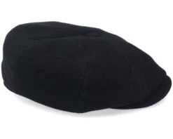 Hatteras Wool/Cashmere Black Flat Cap - Stetson 7 Hatteras Wool/Cashmere Black Flat Cap - Stetson -Stetson 4043898012409 3