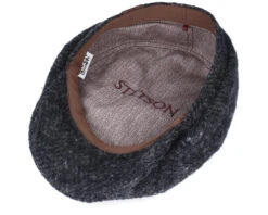 Hatteras Herringbone Flat Cap - Stetson -Stetson 4043898019743 4