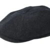Hatters Wool/Cashmere Black Flat Cap - Stetson