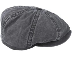 Hatteras Delave Organic Cotton Grey Flat Cap - Stetson -Stetson 4043898024815 3