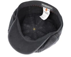 Hatteras Delave Organic Cotton Grey Flat Cap - Stetson -Stetson 4043898024815 4