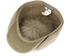 Hatteras Delave Organic Cotton Beige Flat Cap - Stetson 7 Hatteras Delave Organic Cotton Beige Flat Cap - Stetson -Stetson 4043898024969 4