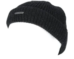 Merino Wool Dark Grey/Black Beanie - Stetson -Stetson 4043898223027 3 scaled