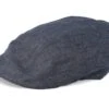 Ivy Linen Dark Grey Flat Cap - Stetson