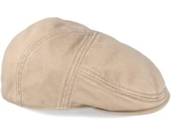 Ivy Cap Beige Flatcap - Stetson -Stetson 4043898366700 3