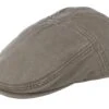 Ivy Cotton Dark Beige Flat Cap - Stetson