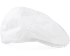 Ivy Cotton White Flat Cap - Stetson -Stetson 4043898369183 3