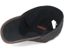 Baseball Cap Cow Hide Brown Ear Flap - Stetson -Stetson 4043898381710 4 scaled