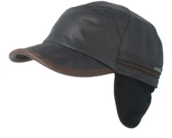 Baseball Cap Cow Hide Brown Ear Flap - Stetson -Stetson 4043898381710 5 scaled