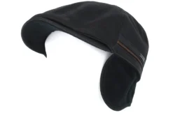 Duck Cap Cowhide Black Flat Cap - Stetson 10 Duck Cap Cowhide Black Flat Cap - Stetson -Stetson 4043898396462 5 scaled
