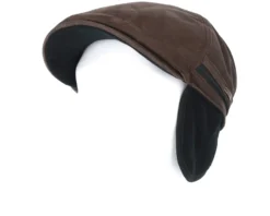 Duck Cap Cowhide Dark Brown Flat Cap - Stetson 10 Duck Cap Cowhide Dark Brown Flat Cap - Stetson -Stetson 4043898396547 5 scaled