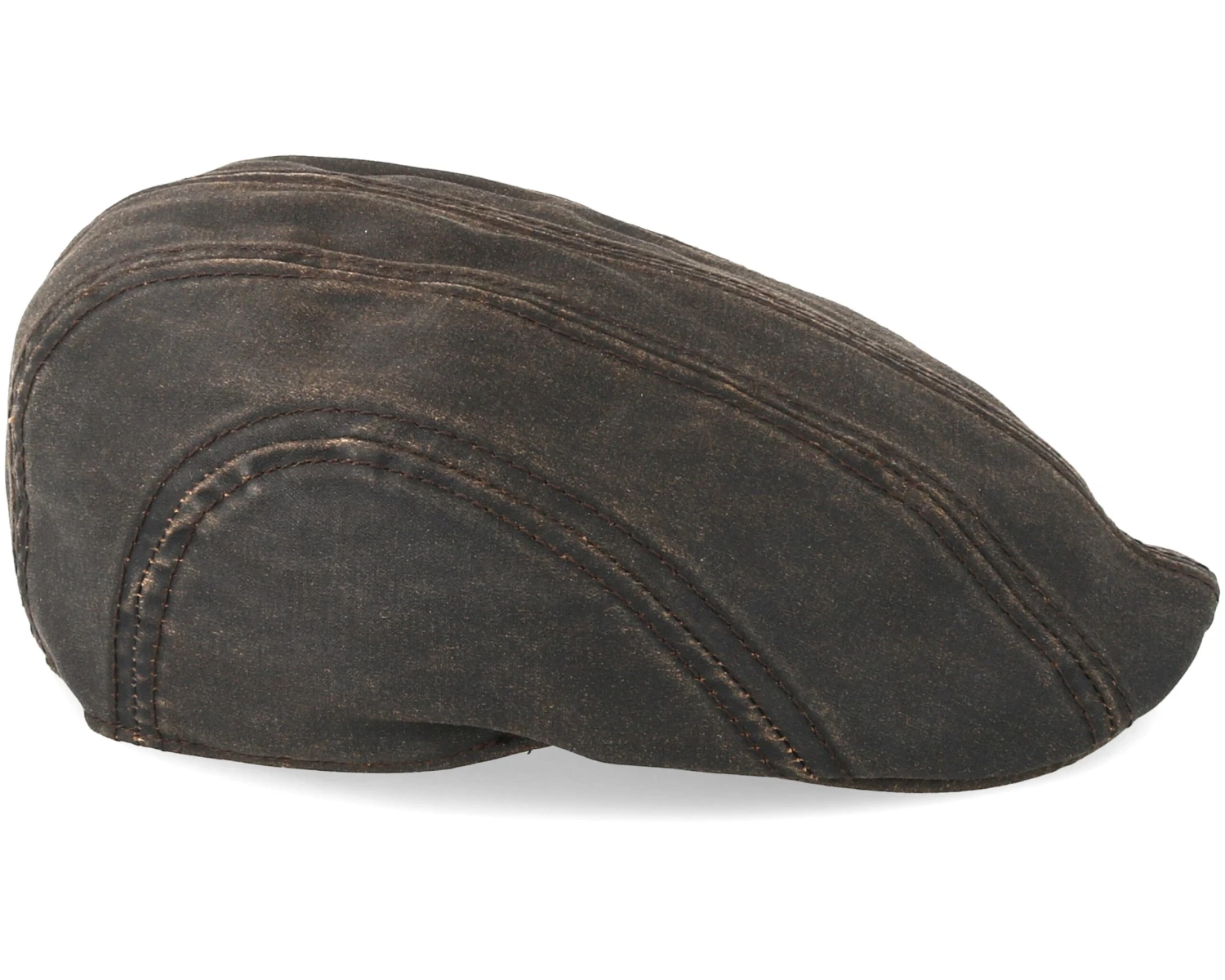 Ivy Cap Co/Pe Dark Brown Flat Cap - Stetson 3 Ivy Cap Co/Pe Dark Brown Flat Cap - Stetson - Image 3