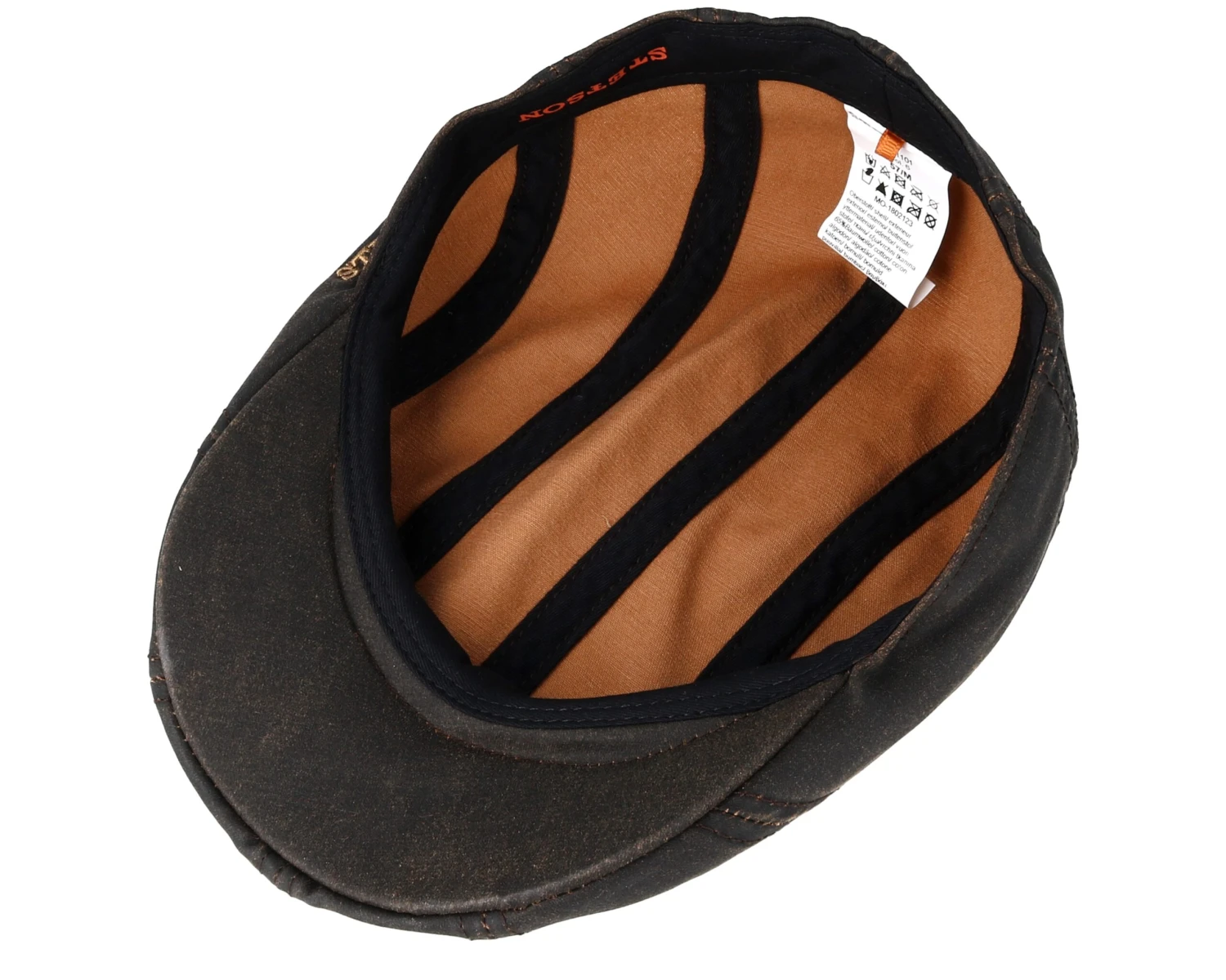 Ivy Cap Co/Pe Dark Brown Flat Cap - Stetson 4 Ivy Cap Co/Pe Dark Brown Flat Cap - Stetson - Image 4