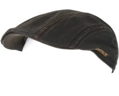 Ivy Cap Co/Pe Dark Brown Flat Cap - Stetson 9 Ivy Cap Co/Pe Dark Brown Flat Cap - Stetson -Stetson 4043898444897 5
