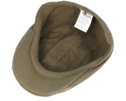 Ivy Delave Organic Cotton Olive Flat Cap - Stetson -Stetson 4043898445191 4 scaled