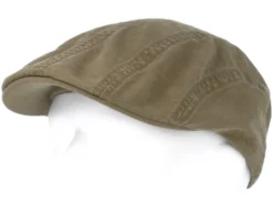 Ivy Delave Organic Cotton Olive Flat Cap - Stetson -Stetson 4043898445191 5 scaled