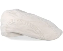 Ivy Delave Organic Cotton Beige Flat Cap - Stetson -Stetson 4043898445245 3 scaled
