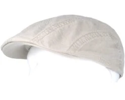 Ivy Delave Organic Cotton Beige Flat Cap - Stetson -Stetson 4043898445245 5