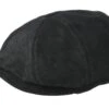 Hatteras Pigskin Black Flat Cap - Stetson