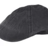 Texas Organic Cotton Dark Grey Flat Cap - Stetson