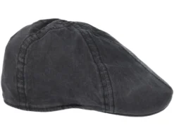 Texas Organic Cotton Dark Grey Flat Cap - Stetson -Stetson 4043898554961 3 scaled