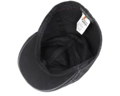 Texas Organic Cotton Dark Grey Flat Cap - Stetson -Stetson 4043898554961 4 scaled