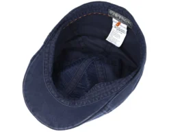 Texas Organic Cotton Navy Flat Cap - Stetson -Stetson 4043898561686 4 scaled