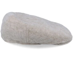 Kent Linen Natural Flat Cap - Stetson -Stetson 4043898561976 3