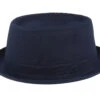 Cotton Navy/Gun Metal Pork Pie - Stetson