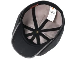 Hatteras Co/Pes Black Flat Cap - Stetson -Stetson 4043898584340 5