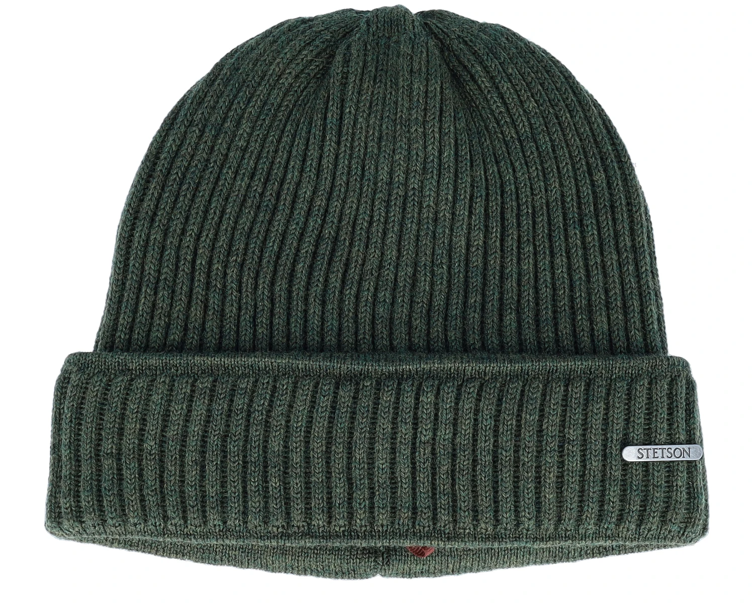 Beanie Merino Wool Green Cuff - Stetson 1 Beanie Merino Wool Green Cuff - Stetson