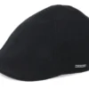 Texas Wool/Cashmere Black Flat Cap - Stetson