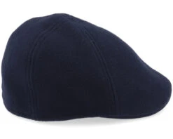 Texas Duck Shape Texas Wool/Cashmere Black Flat Cap - Stetson -Stetson 4043898647236 3