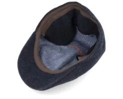Texas Wool/Cashmere Ear Flap 2 Black Flat Cap - Stetson 8 Texas Wool/Cashmere Ear Flap 2 Black Flat Cap - Stetson -Stetson 4043898649001 4