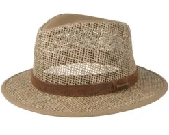 Seagrass Traveller Beige/Brown Straw - Stetson