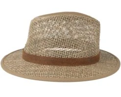 Seagrass Traveller Beige/Brown Straw - Stetson -Stetson 4043898655927 3