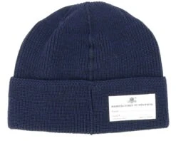 Merino Wool 2 Navy Beanie - Stetson