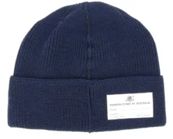 Merino Wool 2 Navy Beanie - Stetson