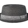 Toyo Heather Black Porkpie - Stetson