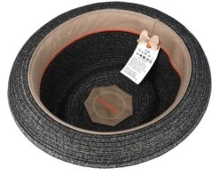 Toyo Heather Black Porkpie - Stetson -Stetson 4043898711180 4