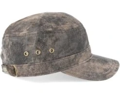 Army Pigskin Dark Brown Adjustable - Stetson -Stetson 4043898722629 3