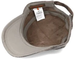 Army Pigskin Dark Brown Adjustable - Stetson -Stetson 4043898722629 4