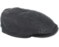 6-Panel Co/Pes Dark Grey Flat Cap - Stetson -Stetson 4043898723633 3 scaled